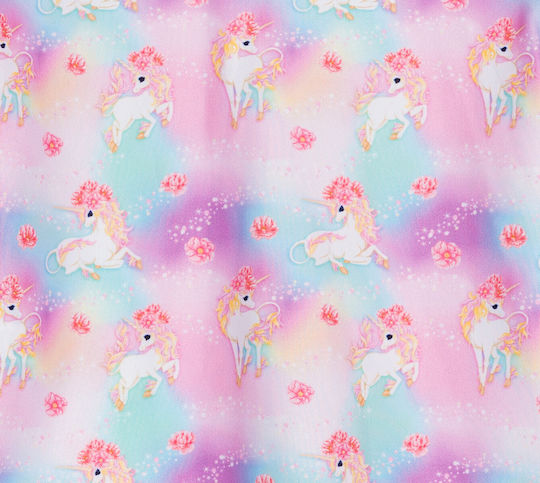 Baby Poncho Bathrobe Unicorns S5-224-050 Printed