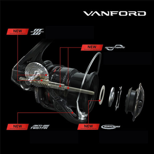Shimano Vanford FA Fishing Reel for Spinning 5000XG