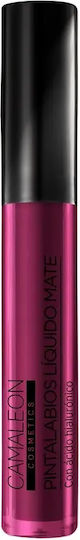 Camaleon Long Lasting Liquid Lipstick Matte Plum Purple, Lm04