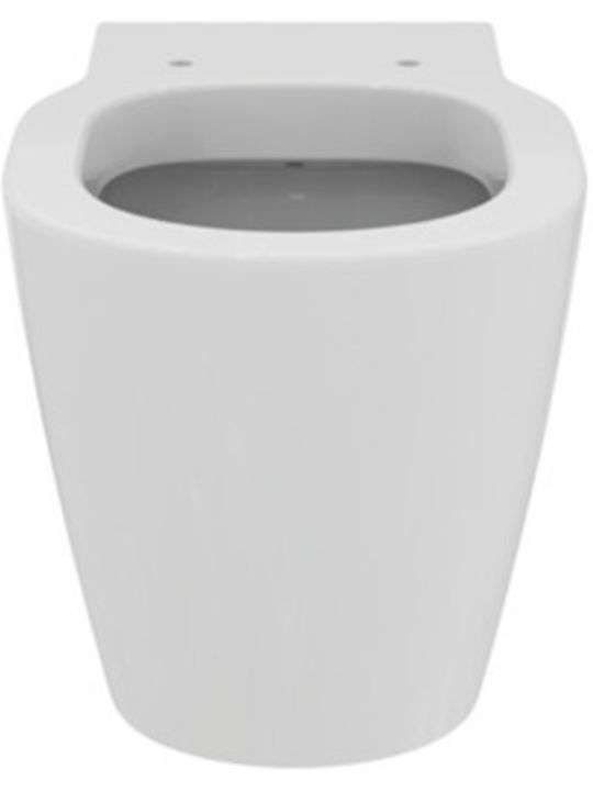 Bodenstehende Toilettenschüssel ohne Spülkastenabdeckung Ideal Standard Connect E823101+e712801 Weiß Glänzend
