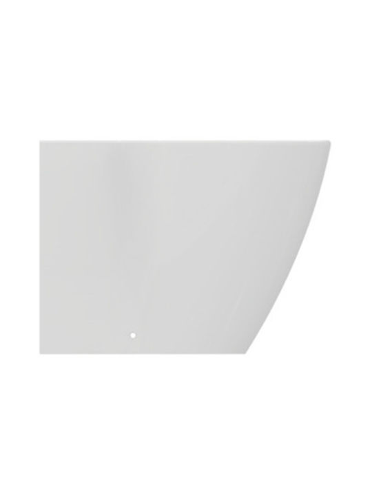 Floor-Mounted Toilet Bowl Without Cistern Lid Ideal Standard Connect E823101+e712701 White Glossy