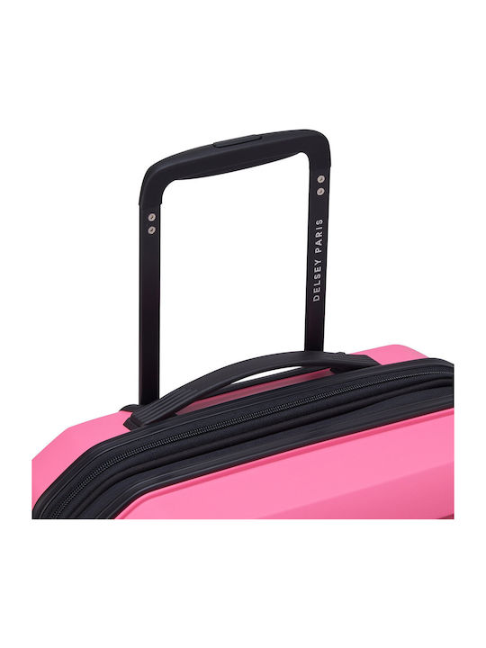 Delsey Anvers Cabin Hard Suitcase Light Pink with 4 Wheels Height 55cm