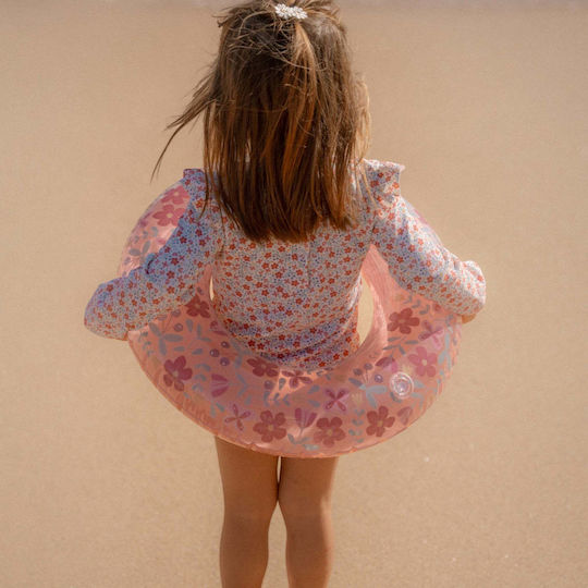 Little Dutch Kids' Swim Ring Pink Flowers