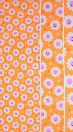 Beach Towel Design Daisies 70x140 Tortue S5-230-100 Printed
