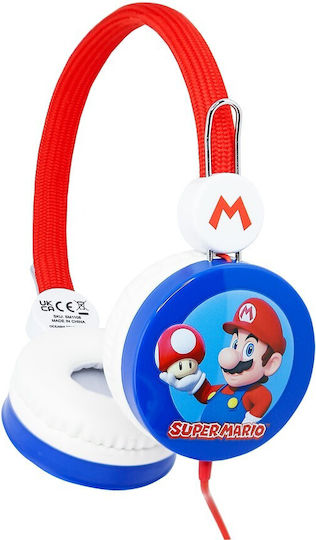 OTL Super Mario Kids Core Ενσύρματα Παιδικά On Ear Ακουστικά Πολύχρωμα
