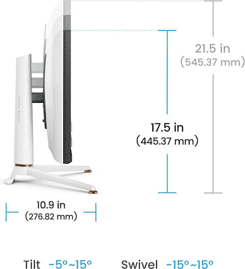 BenQ Mobiuz EX271U IPS HDR Gaming Monitor 27" 4K 3840x2160 165Hz με Χρόνο Απόκρισης 1ms GTG