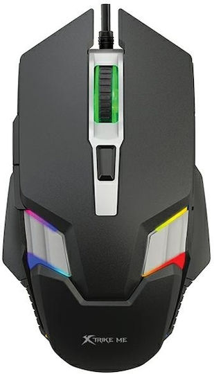Xtrike Me GM-110 RGB Gaming Ποντίκι 3600 DPI Μαύρο