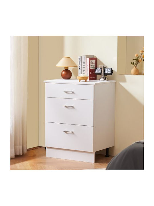 Vevor Small Storage Furniture Shaker Base Cabinet 24 Inches Width X 19 Inches Depth X 32 Inches Height Ready To Assemble 3 Drawers