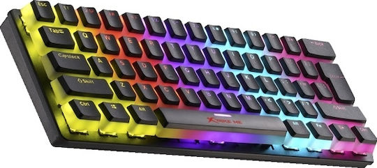 Xtrike Me GK-985P Gaming Μηχανικό Πληκτρολόγιο 60% με Blue διακόπτες και RGB φωτισμό (Αγγλικό US)