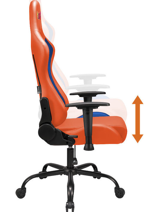 Subsonic Dragon Ball Z Scaun Gaming Din piele ecologică cu Brațe Reglabile Portocaliu