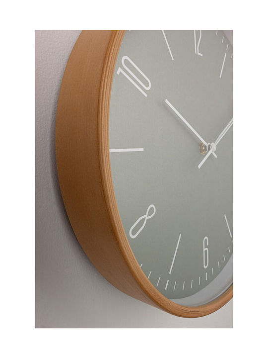 Bizzotto Clancy Wall Clock MDF Green Ø32x4.5