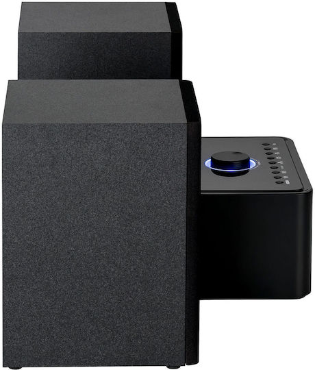Reflexion Sistem audio 2 HIF79DAB 40W cu CD Player și Bluetooth Negru