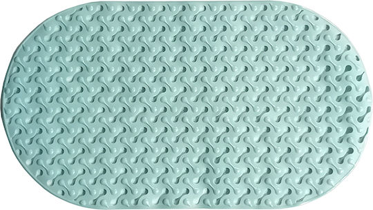 Ionion Bones Rutschfeste Badewannenmatte 69x39cm Himmelblau