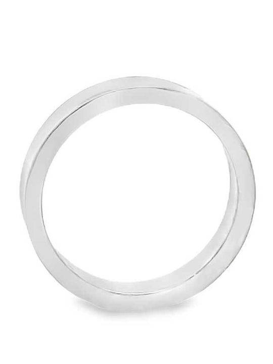 Xryseio Ring Ehering aus Weißgold 14K
