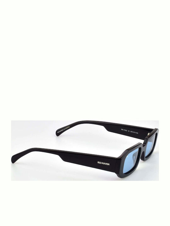 Red Raven Grace Men's Sunglasses with Blue Plastic Frame and Blue Lens 48435712852302