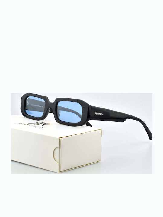 Red Raven Grace Men's Sunglasses with Blue Plastic Frame and Blue Lens 48435712852302