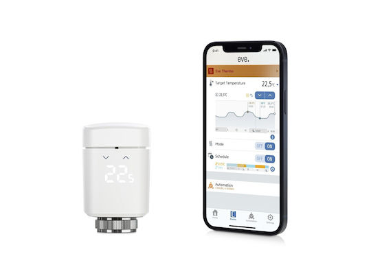 Eve Thermo Smart Thermostat-Ventil 2er-Pack 2020 Homekit Heim Küche