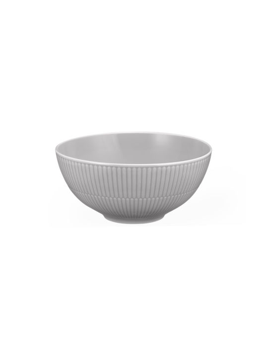 Seltmann Serving Bowl Round made of Porcelain Gray with Diameter 21.5cm