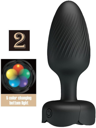 Pretty Love Vibrating Butt Plug Dop Anal cu vibrație Neagră