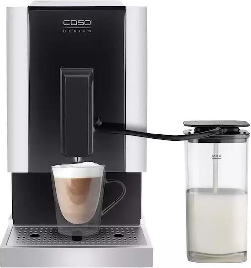 Caso Automat de Espresso 1350W Presiune 19bar pentru Cappuccino Neagră