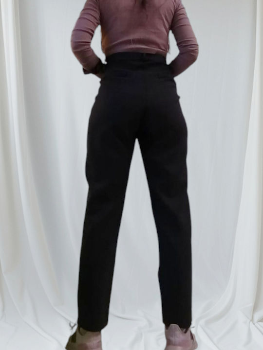 Dama Tesatura Pantaloni Black