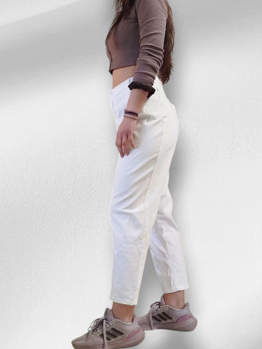 Damen Stoff Hose White