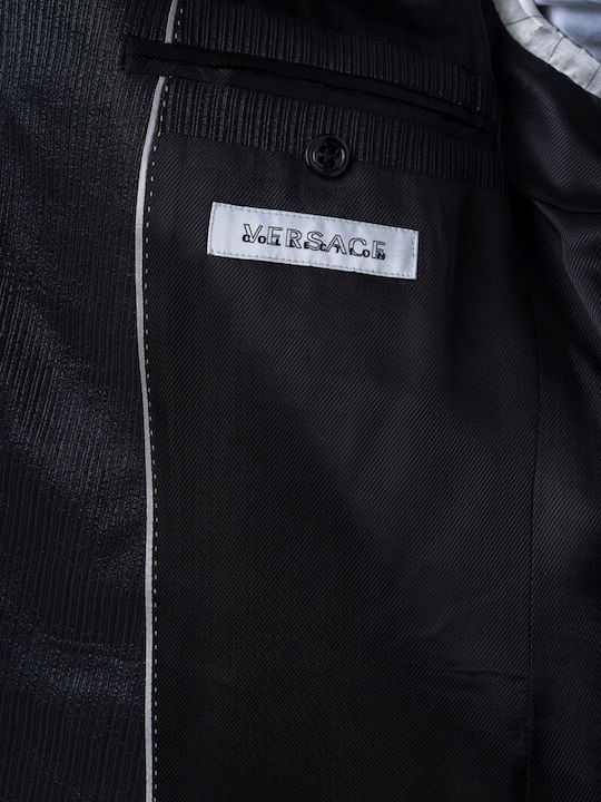 Texture Мъжки Костюм Black