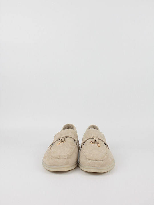 Дамски Loafers в Бежов Цвят