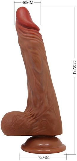 Baile Realistisches Dildo mit Hoden und Saugnapf Fleisch 24cm