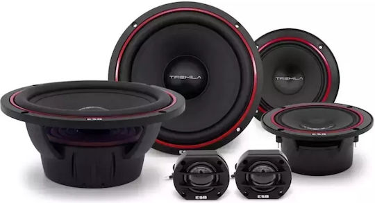 ESB Комплект Автомобилни Високоговорители 3000 6.5" с 270W RMS (3 начина)