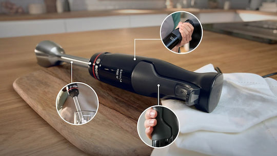 Bosch Serie 4 Ραβδομπλέντερ με Ανοξείδωτη Ράβδο 1000W Μαύρο