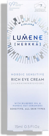 Lumene Nordic Sensitive Cremă de Ochi pentru Reconstrucție și Anti-îmbătrânire 15ml