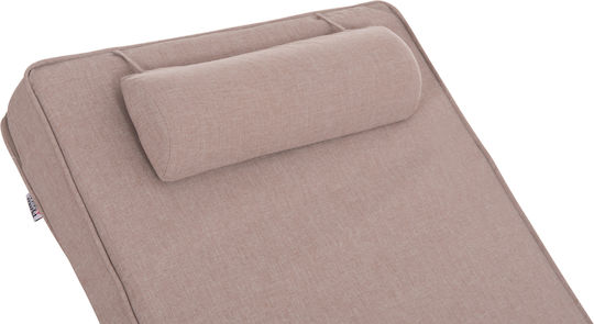 HomeMarkt Pernă Waterproof Pentru Pat De Soare Cu Spătar Olefin Bej