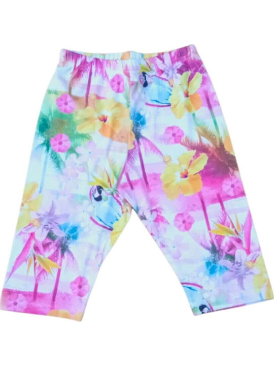 Set Colanți Copii Lungi Fuchsia, Exotic Print