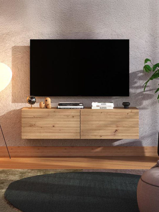 Телевизионни Мебели Royan Artisan Oak Дължина 128xДълбочина 42xВисочина 32см