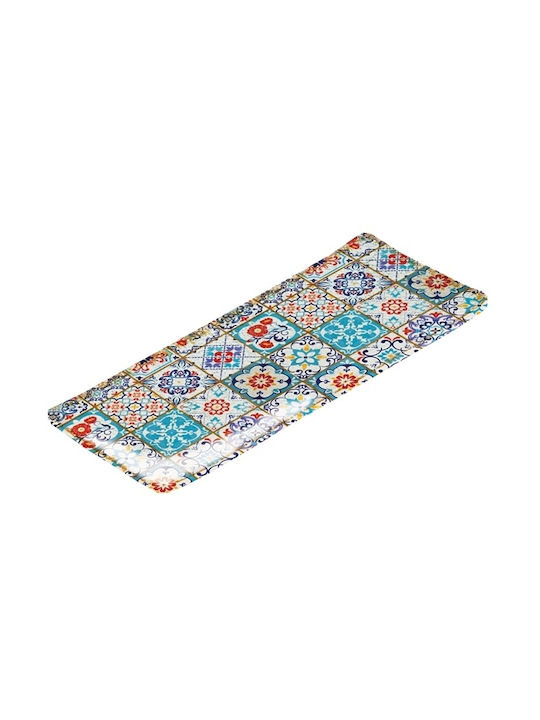 Platou de Servire Dreptunghiular Melamină Multicoloră 30.9x12.5buc 1buc Platou de Servire Dreptunghiular Melamină Multicoloră 30.9x12.5buc 1buc