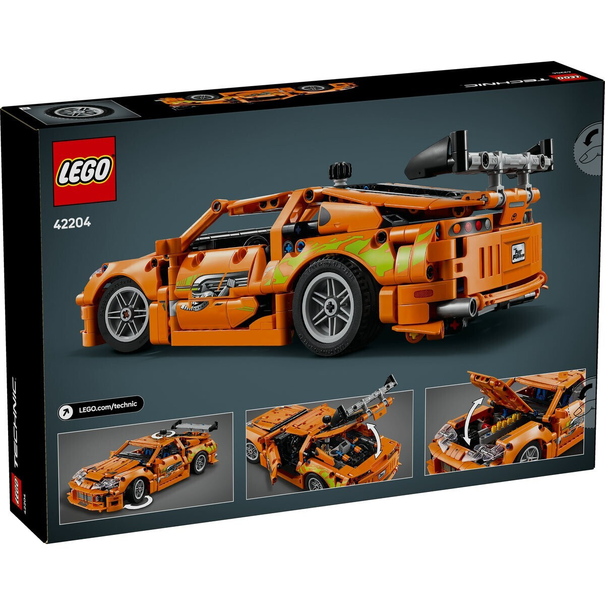 LEGO Technic Fast And Furious Toyota Supra Mk4 pentru 9+ Ani