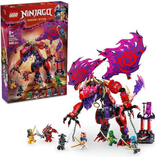 LEGO Ninjago Thunderfang Dragon Of Chaos For Ages 8+ 668 Pieces
