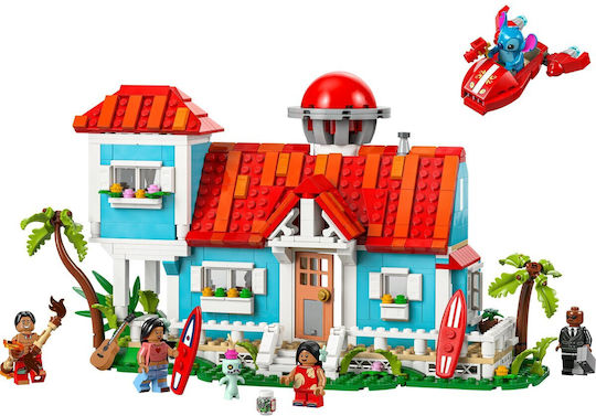 LEGO Disney Lilo and Stitch Beach House for 9+ Years 834 Pieces