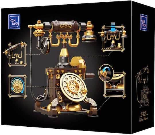 Pantasy Retro Phone Building Blocks For Ages 6+ 766 Pieces