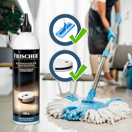 Floor Cleaning Liquid for Floor Mopping Robots with Wood Scent Frischer 1L Concentrate