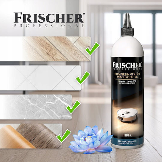 Floor Cleaning Liquid for Floor Mopping Robots with Wood Scent Frischer 1L Concentrate