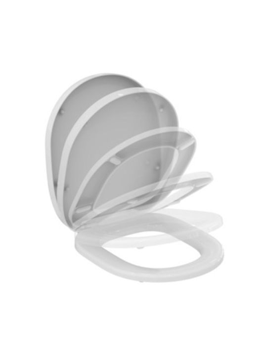 Ideal Standard Connect Aquablade Wall-Mounted Toilet with Cover Soft Close White