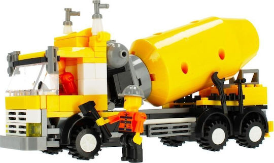 Alleblox Cuburi De Construit Construction Crew Pentru 6+ Ani 216 Bucăți