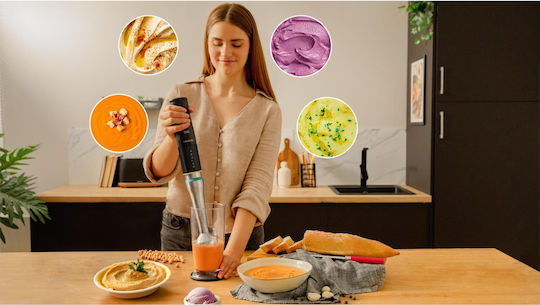Cecotec Katana Ραβδομπλέντερ με Ανοξείδωτη Ράβδο 1500W Μαύρο