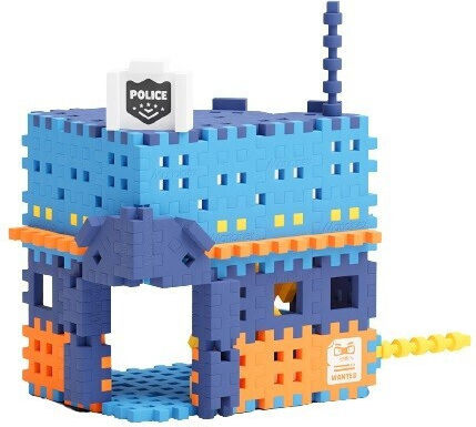 Marioinex Τουβλάκια Waffle Mini - Police Station για 3+ Ετών 280τμχ