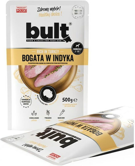 Bult Wet Food Dogs in Pouches with Turkey Gluten-Free 500gr