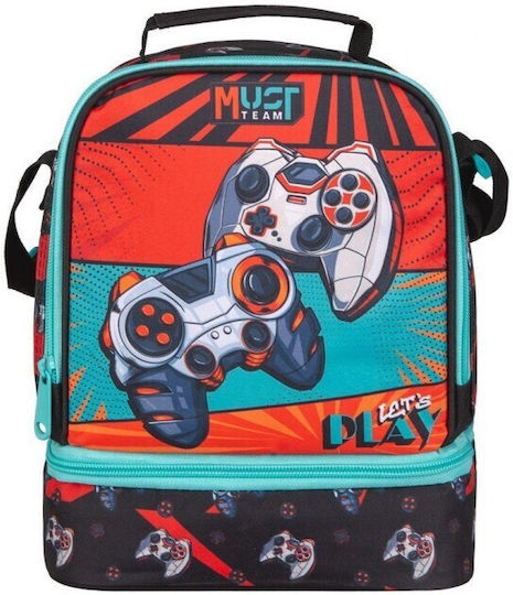 Must Team School Insulated Food Case 7lt Multicolour 22 x 16 x 28cm