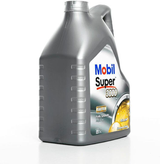 Mobil Super 3000 X1 Синтетичен Масло за Автомобили 5W-40 5лт