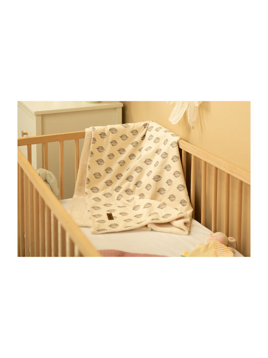 Sensillo Blanket Nursery Swaddling Blankets Beige 80x100cm